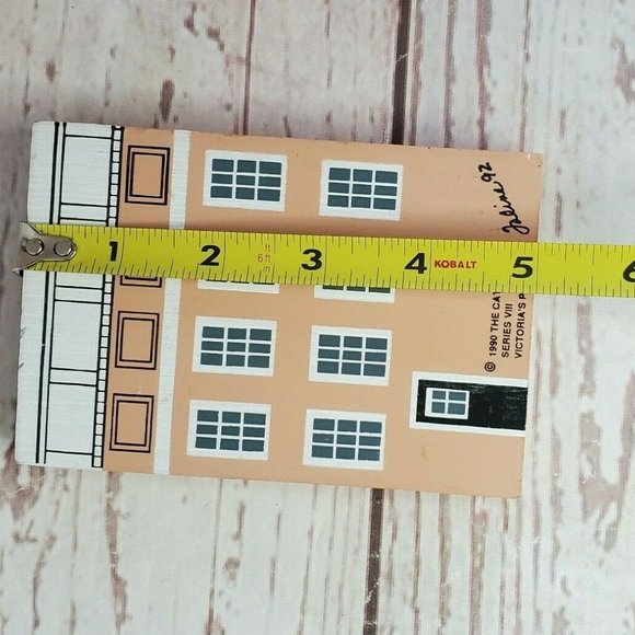 Vintage 1990 The Cats Meow Victorias Parlour Décor - Picture 9 of 11